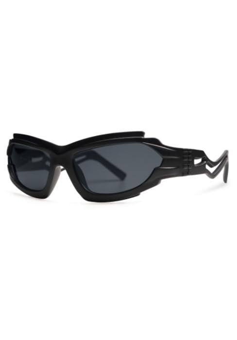 wrap oval sunglasses