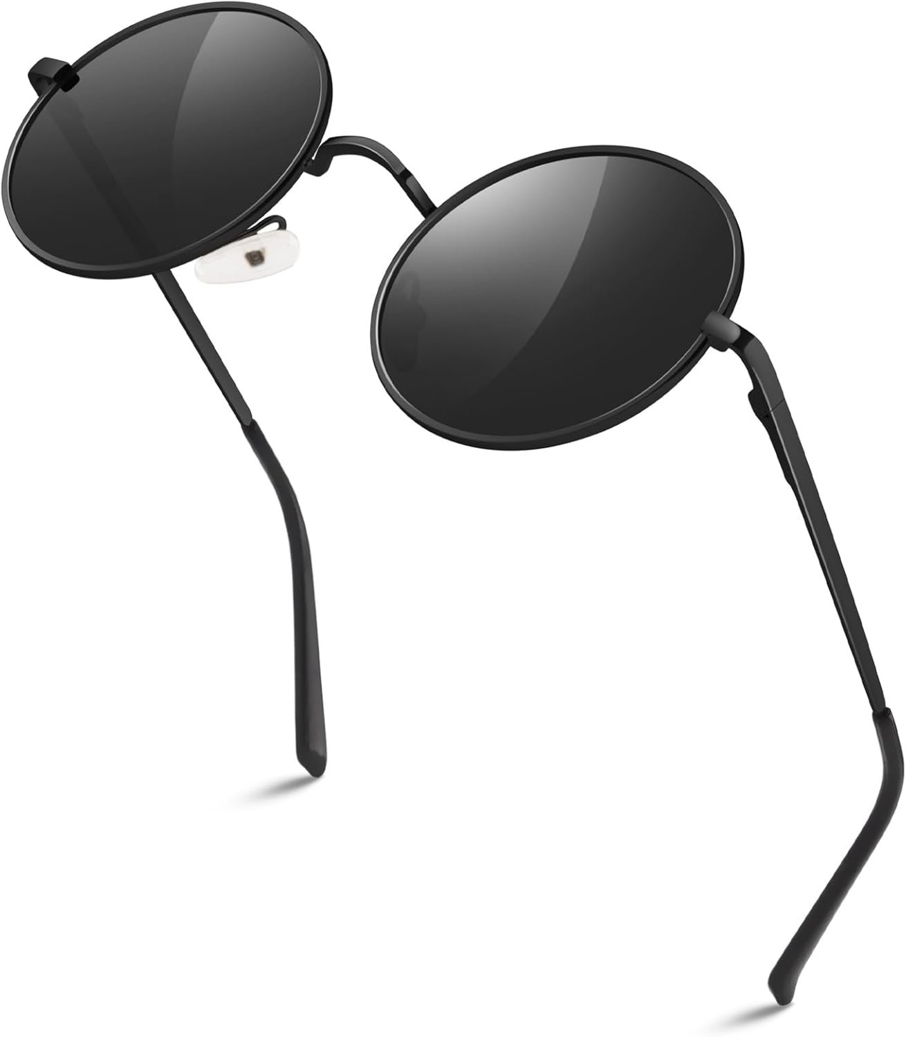 Carsbyvictor Sunglasses Round  Men Women Shades Polarized Hippie Lennon Retro Circle UV400 Sun Glasses