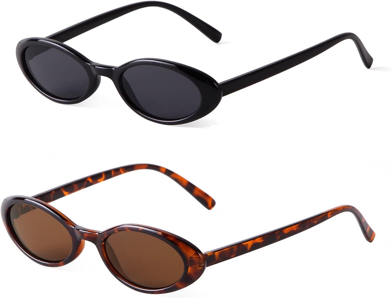 51KPNf-Y4ML._AC_SL1500 Carsbyvictor Sunglasses Oval Sunglasses Women 90’s Vintage Sun Glasses Fashion Tinted Glasses UV400 Protection