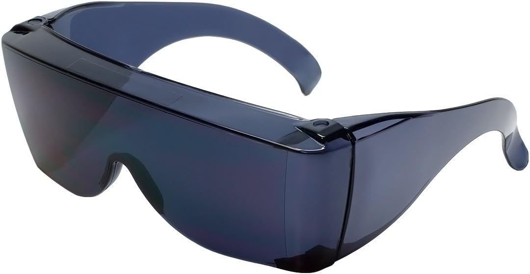 Carsbyvictor Sunglasses Wraparound  Fit Over Safety Glasses Fitover Prescription Eyewear Smoke Grey Men Women Wraparound Tinted Anti Scratch Glare