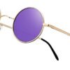 Carsbyvictor Sunglasses Round Vintage Small Round Polarized Hippie Sunglasses for Men Women Circle Sun Glasses NP1002