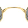 Carsbyvictor Sunglasses Oval Vintage Small Round Sunglasses  OvalSlender Metal Frame Candy Colors B2422