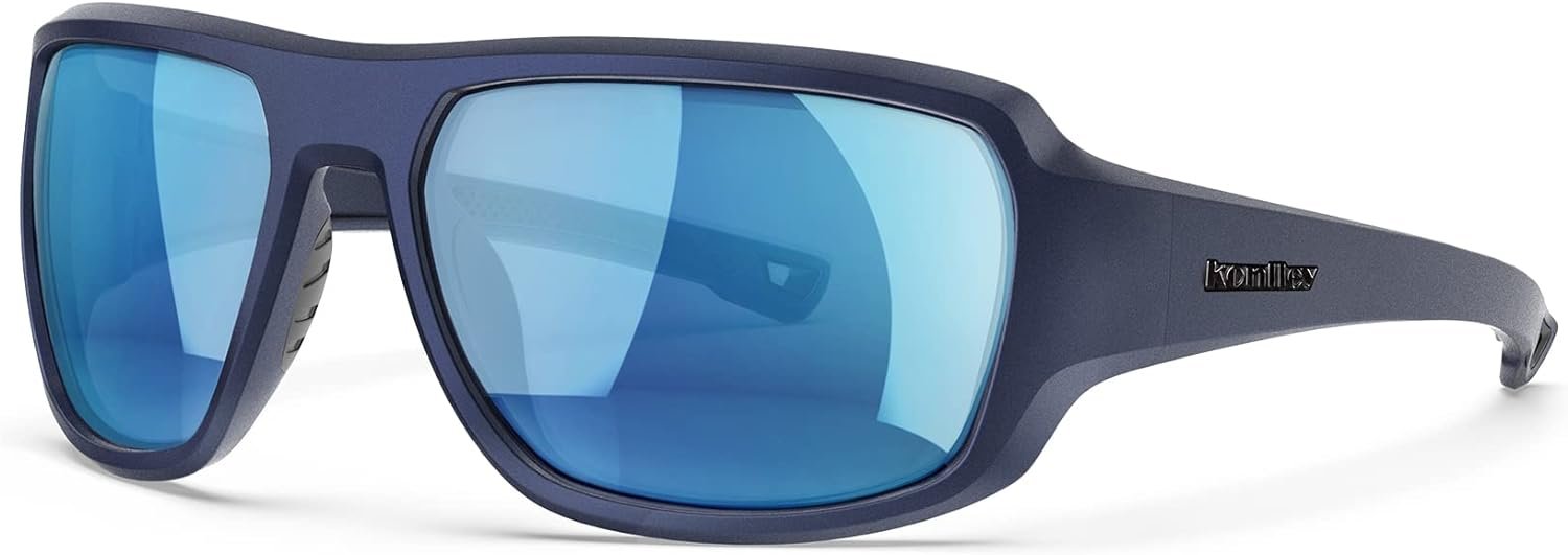 Carsbyvictor Sunglasses Wraparound Polarized Wrap Around Sport Sunglasses for Men and Women Small Face, Wraparound Safety Sunglasses UV Protection