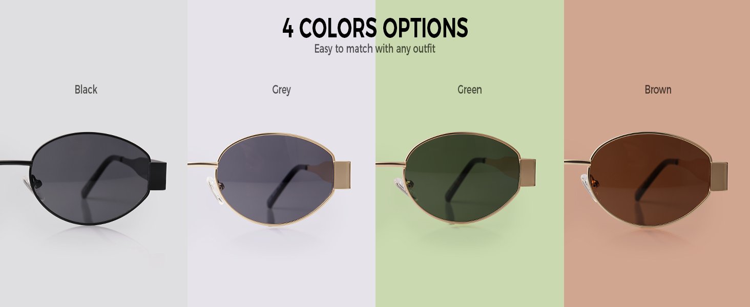 Black Grey Green Brown LENSES-EASY TO MATCH WITH ANY OUTFIT