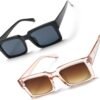 Carsbyvictor Sunglasses Square Sunglasses For Women Minimalist Classic Design Fashion UV400 Square Sun Glasses Unisex TY2984