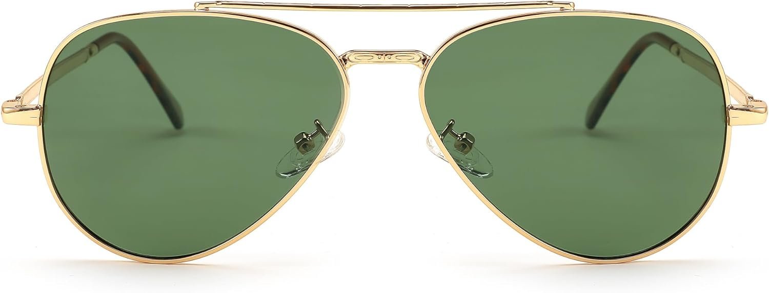 61Q-2UQv0mL._AC_SL1500 Carsbyvictor Sunglasses Womens, Polarized Men, Classic Metal Frame Pilot Shades B9113