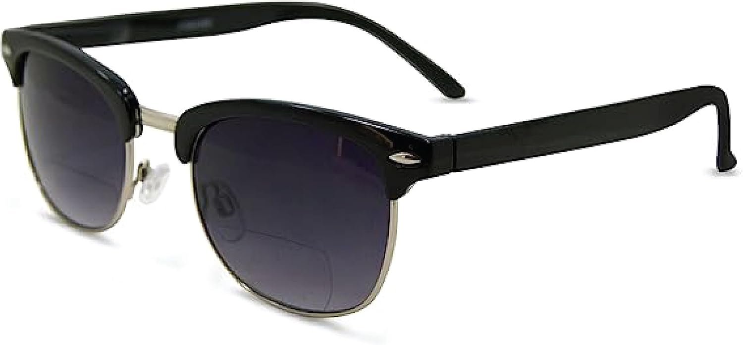61ZJVJJHroL._AC_SL1500 Carsbyvictor Sunglasses Browline Reading Sunglasses – Semi-rimless Browline Frame Reader Glasses, Non-Polarized Aspheric Lens