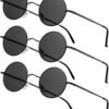 Carsbyvictor Sunglasses Round Vintage Small Round Polarized Hippie Sunglasses for Men Women Circle Sun Glasses NP1002