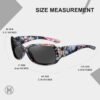 Carsbyvictor Sunglasses Wraparound Women’s Polarized Sunglasses – Fashionable Wraparound Butterfly Design with UV400 Protection