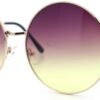 Carsbyvictor Sunglasses Round Classic Oversize Joplin Style Hippie Round Circle Lens Sunglasses