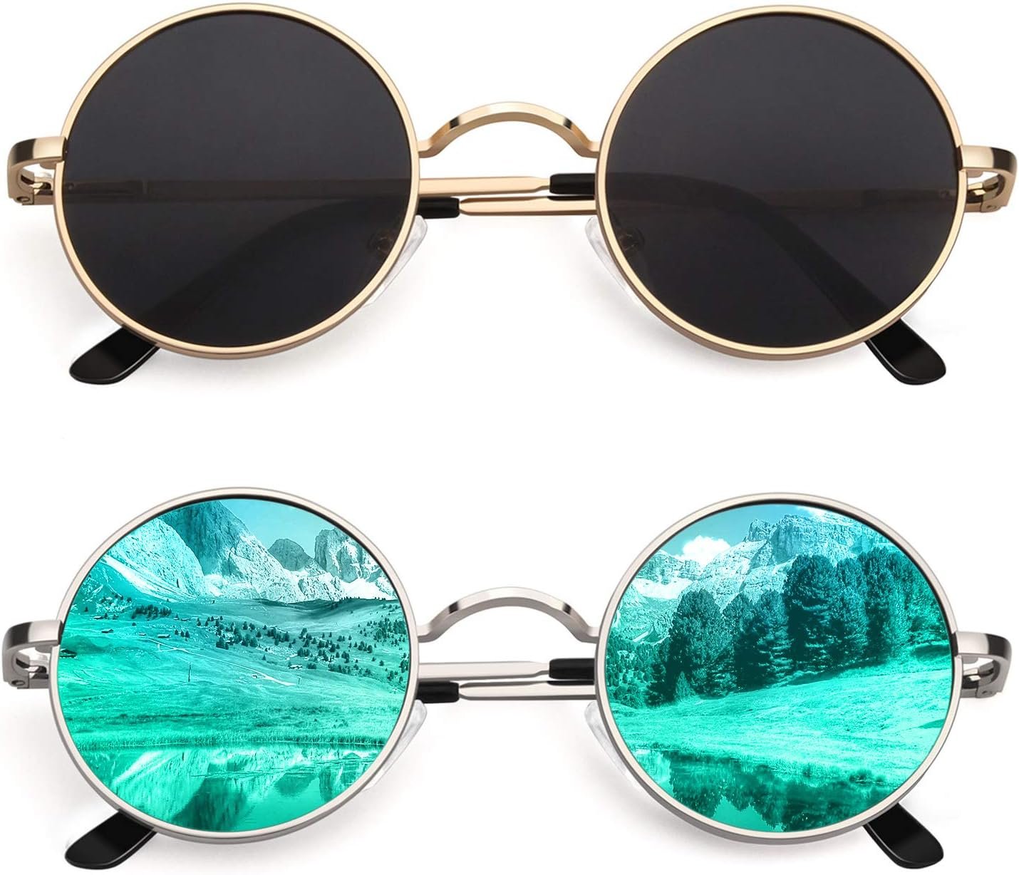 Carsbyvictor Sunglasses  Round Polarized Unisex Sunglasses