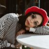 Carsbyvictor Sunglasses Oval Vintage Small Round Sunglasses  OvalSlender Metal Frame Candy Colors B2422
