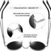 Carsbyvictor Sunglasses Round  Polarized Round Sunglasses for Women Men Circle Hippie Style Sun Glasses UV400 Protection