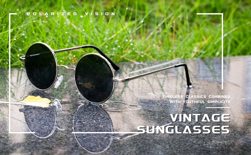 polarized round sunglasses