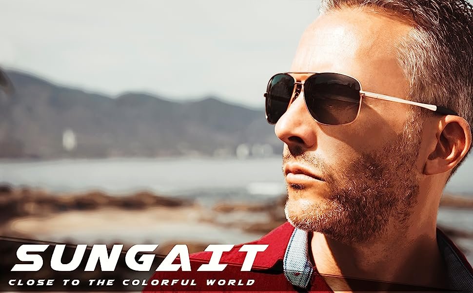 SUNGAIT SQUARE AVIATOR STYLE